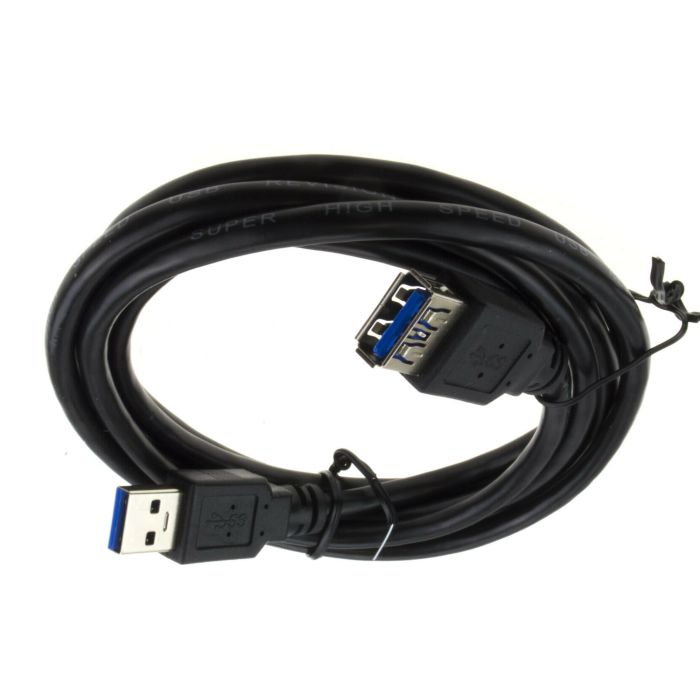 CABLE EXTENSION USB MALE FEMALE 1.0M